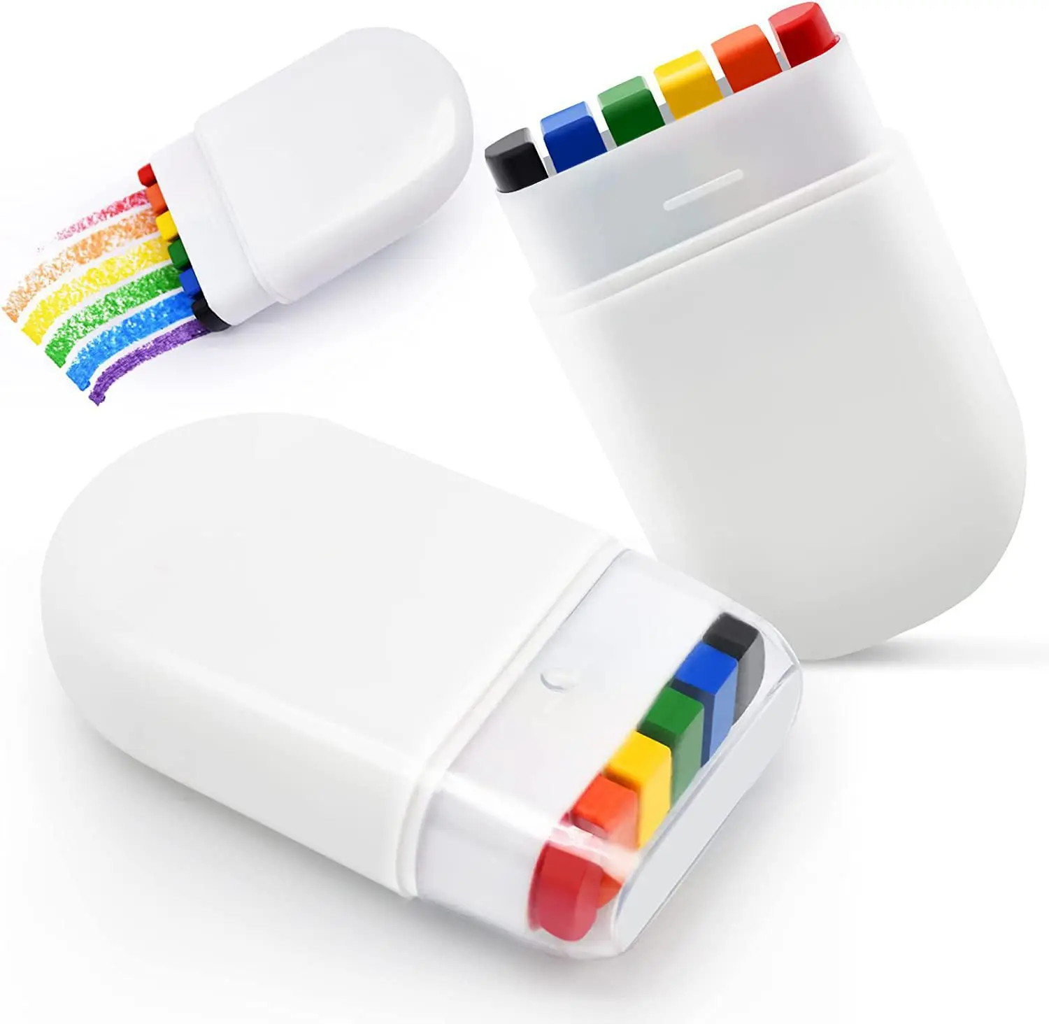 6 Color Water-color Pen Rainbow Face Color Stick Removable Portable Body Versatile Color Stick DIY Face Painting