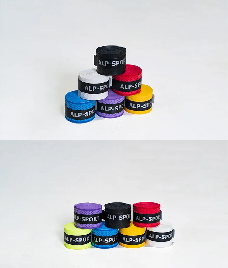Non-slip sweatband grip Tennis Badminton Squash Platform tennis Table tennis Baseball bats Golf clubs Hockey sticks Fishing rods