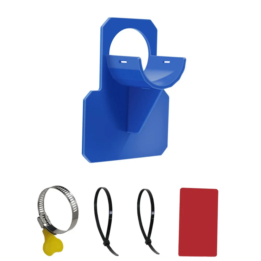 2PCS Swimming Pool Pipe Fixing Holder Support for Intex Above Ground Pool 30-38mm Hose Outlet Mount Bracket with Cable Tie Clamp