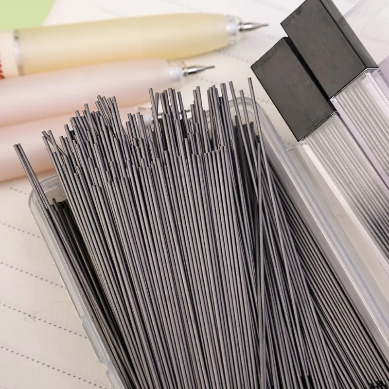 2000-1000Pcs 2B Pencil Lead Refills 0.5/0.7mm Mechanical Pencil Replace Lead Pencil Refill Students Erasable Writing Stationery