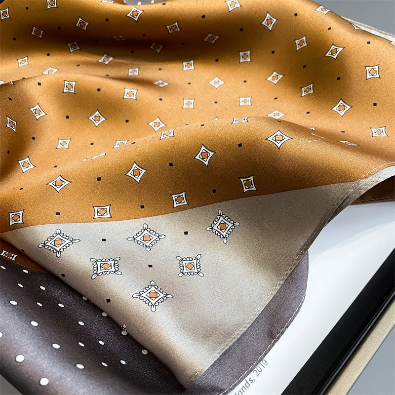 100% Real Silk Scarf New Natural Shawl Wraps Women Ladies Fashion Scarves Foulard Bandana Square Headband Hijab Poncho Pashmina