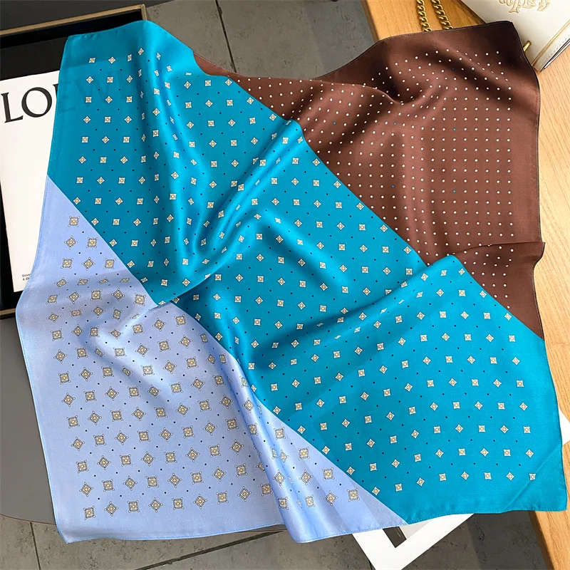 100% Real Silk Scarf New Natural Shawl Wraps Women Ladies Fashion Scarves Foulard Bandana Square Headband Hijab Poncho Pashmina