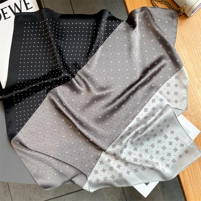 100% Real Silk Scarf New Natural Shawl Wraps Women Ladies Fashion Scarves Foulard Bandana Square Headband Hijab Poncho Pashmina