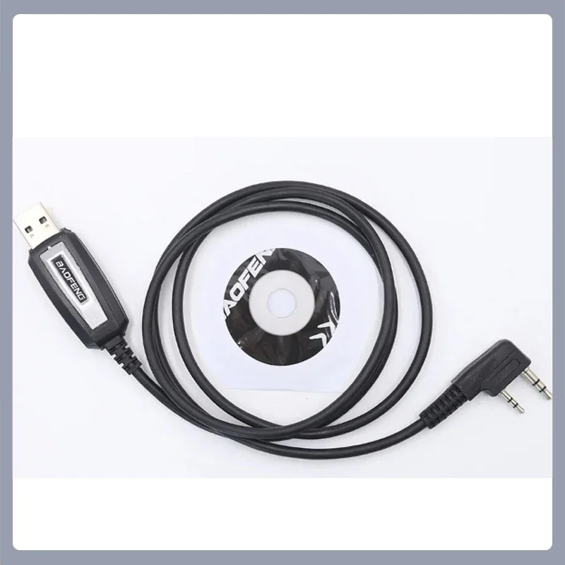 Baofeng USB Programming Cable UV-21 18Pro 17Plus V2 Quansheng UVK5 UVK6 TG-UV2 Programming Cable CD Software Radio Accessories