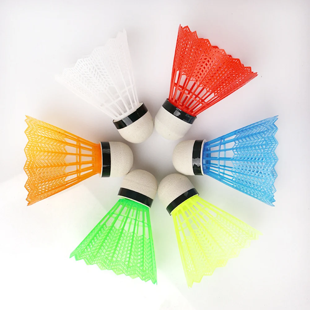 12pcs Plastic Badminton Shuttlecock Lightweight Badminton for Hitting Practice Portable Badminton for Practice Outdoor Supplies