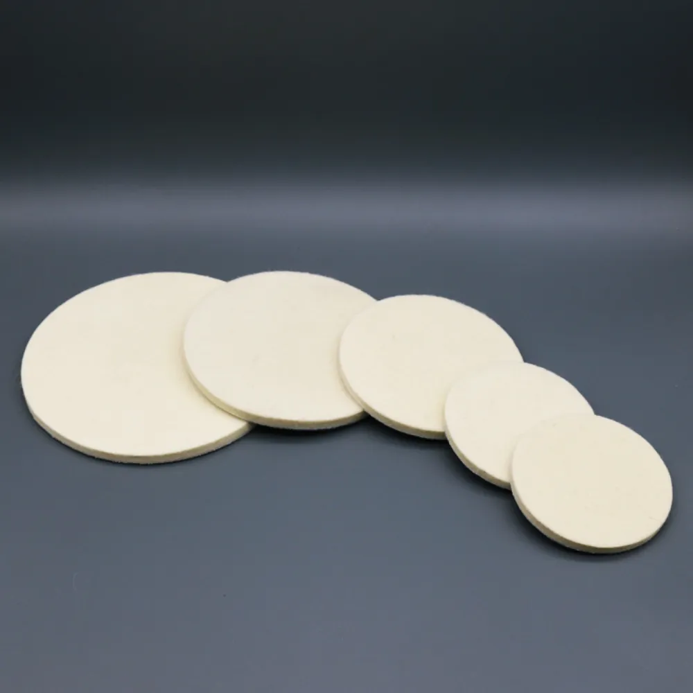 Polishing Pad Wool Felt 75mm 100mm 125mm 150mm 180mm Wheel for M10 M14 Glass Stainless Steel Polish Repair Tool Scratches
