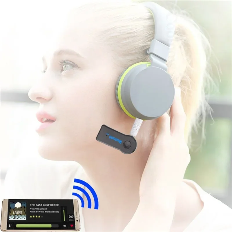 2 in 1 Wireless Bluetooth 5.0 Receiver 3.5mm Jack for Car Music Audio Aux A2DP Headphone Transmitter Adapter Reciever Handsfree