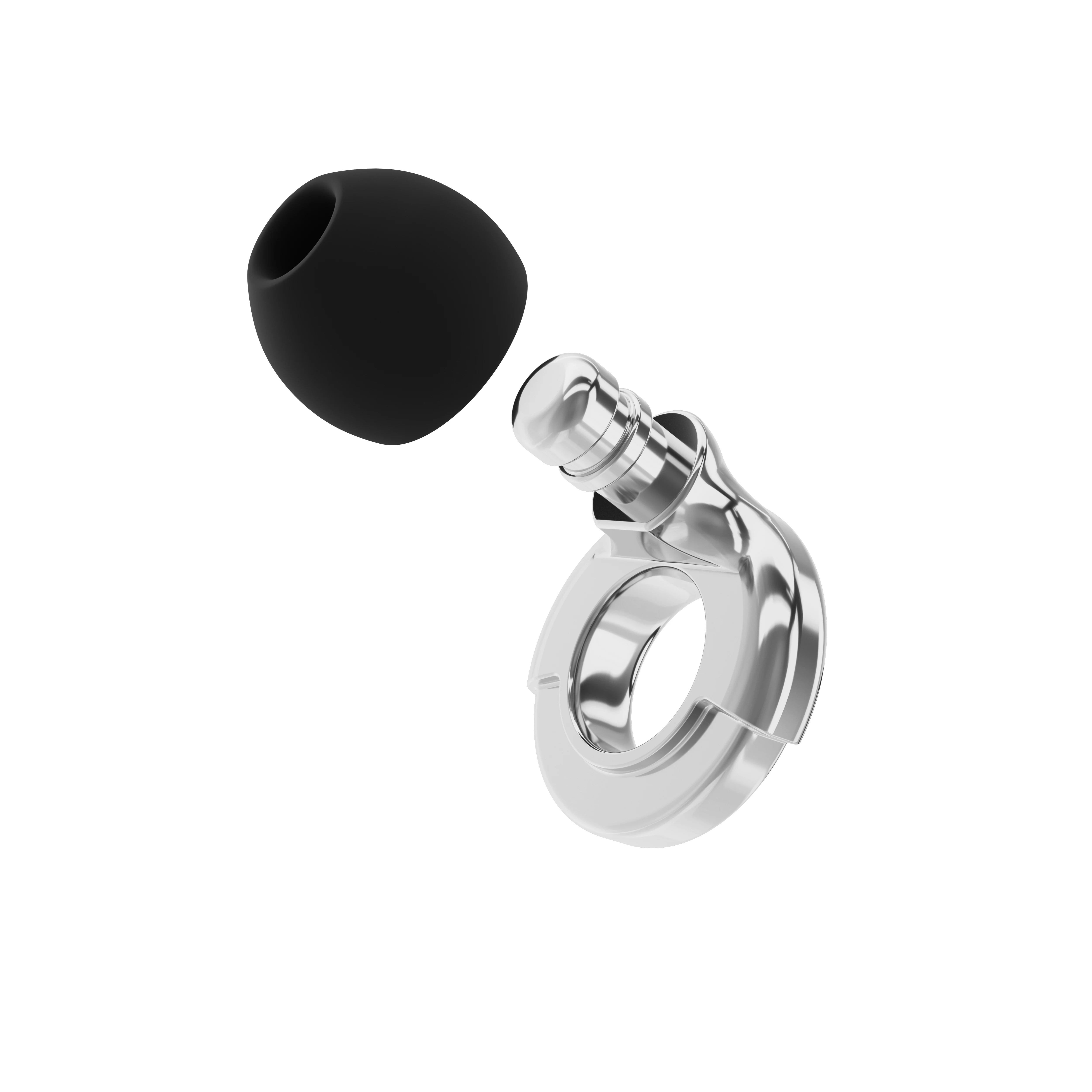 Quiet Ear Plugs for Noise Reduction – Super Soft, Reusable Hearing Protection for Sleep,Swim, Work 8 Ear Tips in XS/S/M/L