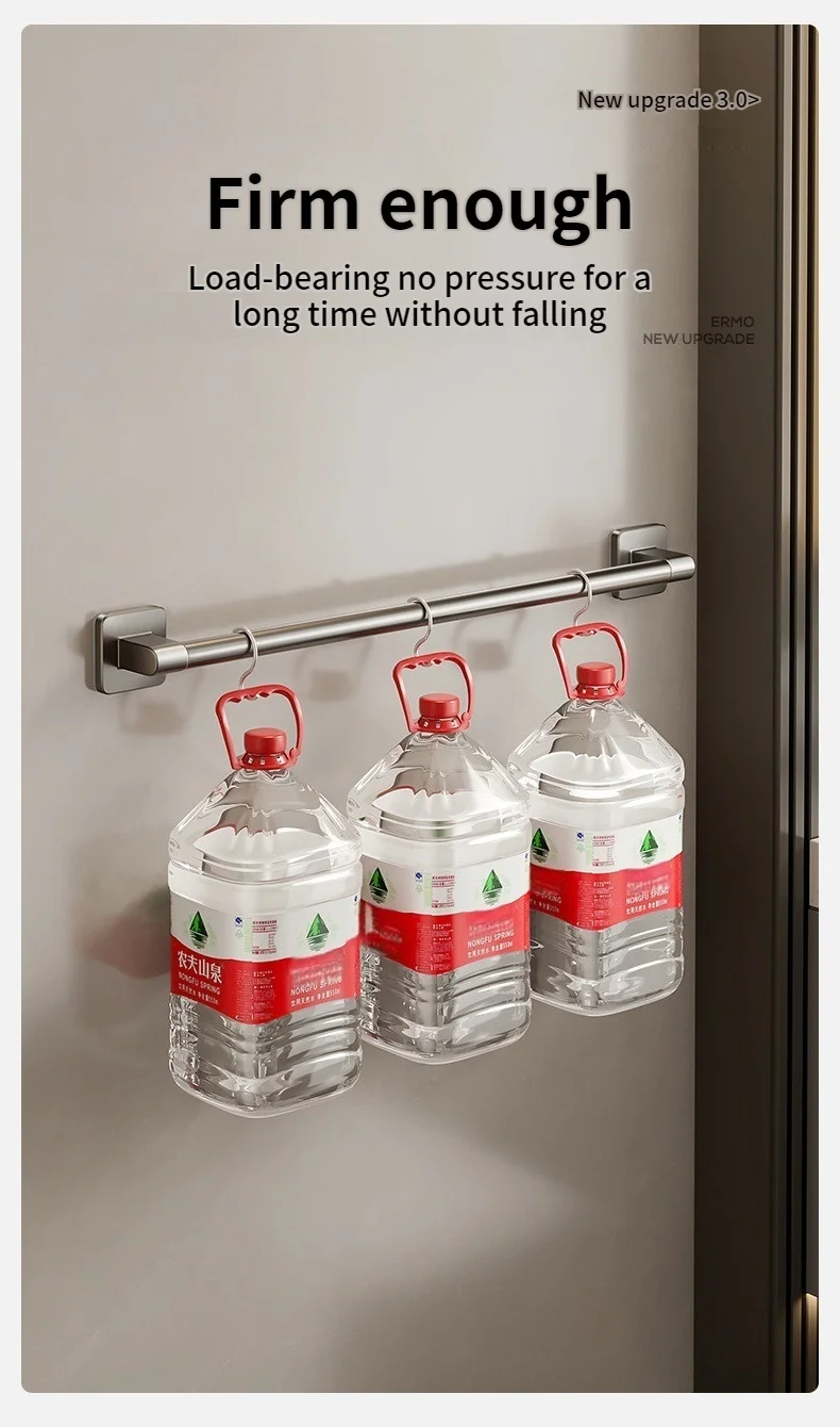 No Need To Drill Walls For Installation Bathroom Towel Bar/Hook/Towel Rack/Kitchen Rag Rack Bathroom Accessories