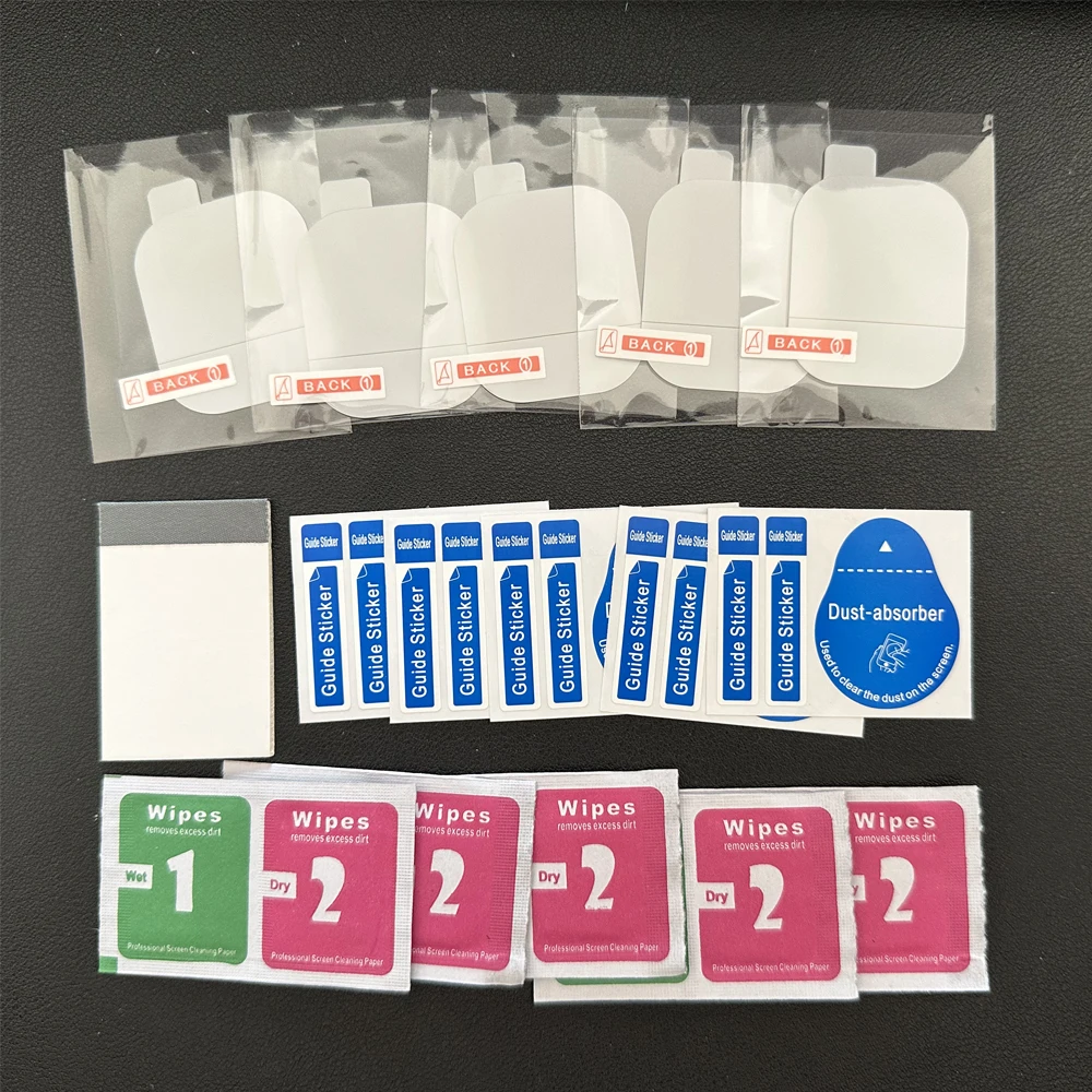 5PCS Protective Film for Apple Watch Screen Protector 49mm Accessories 40mm 44mm 45mm 41mm Series 12 10 46mm 42mm SE Ultra 2 3 4