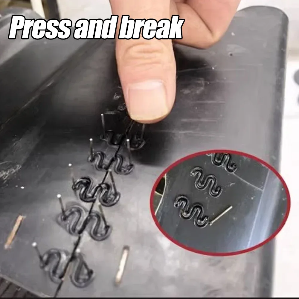 0.8mm Hot Stapler Staples for Plastic Welder Plastic Repair Standard Pre Cut Staples Welding Bumper Car Bumper Repair
