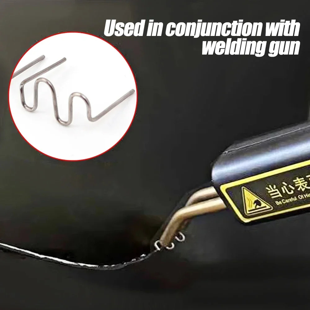 0.8mm Hot Stapler Staples for Plastic Welder Plastic Repair Standard Pre Cut Staples Welding Bumper Car Bumper Repair