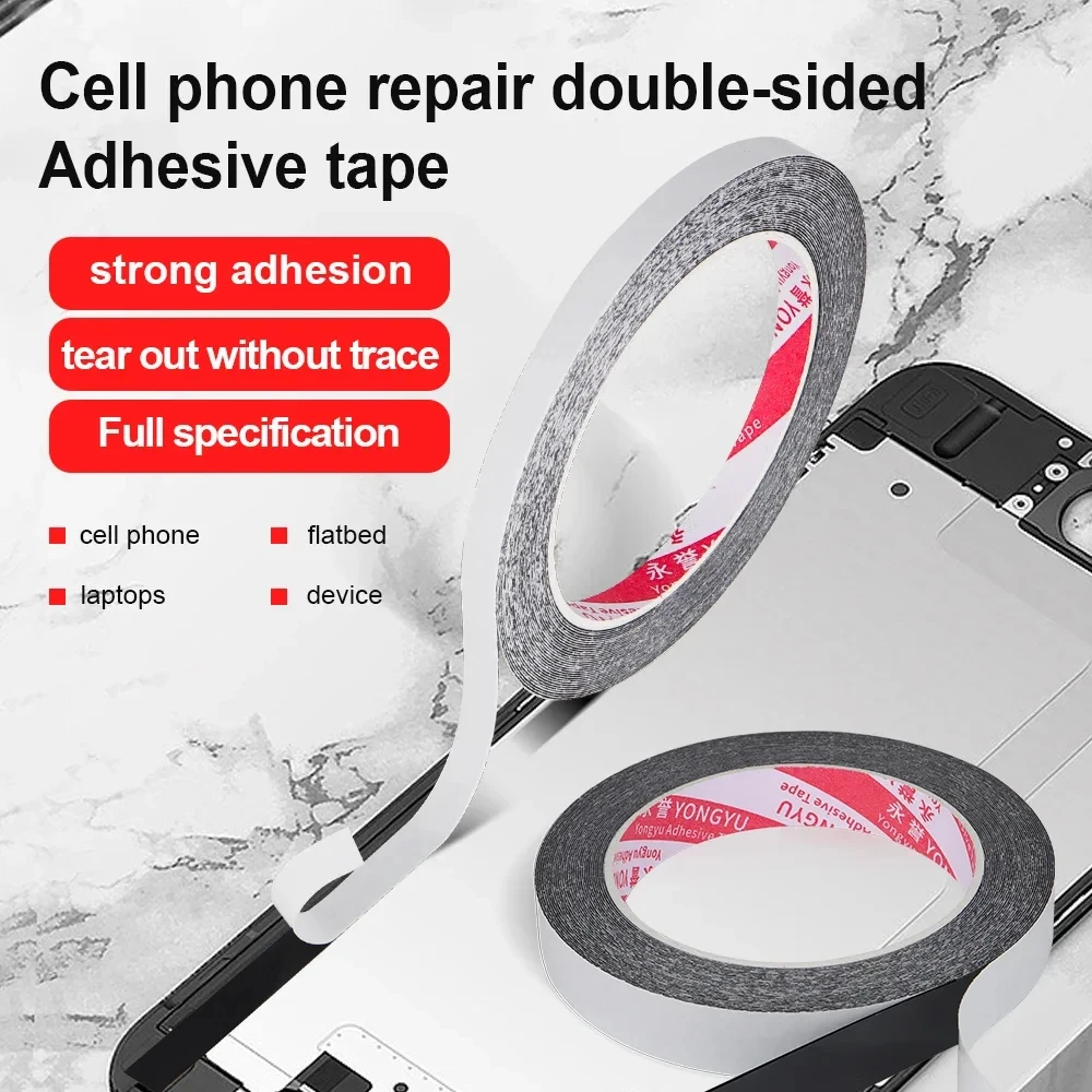 10m Double-Sided Mobile Phone Repair Tape Heat-Resistant Lcd Screen Repair Touch Screen Seal Battery Frame Foam Strong Adhesion