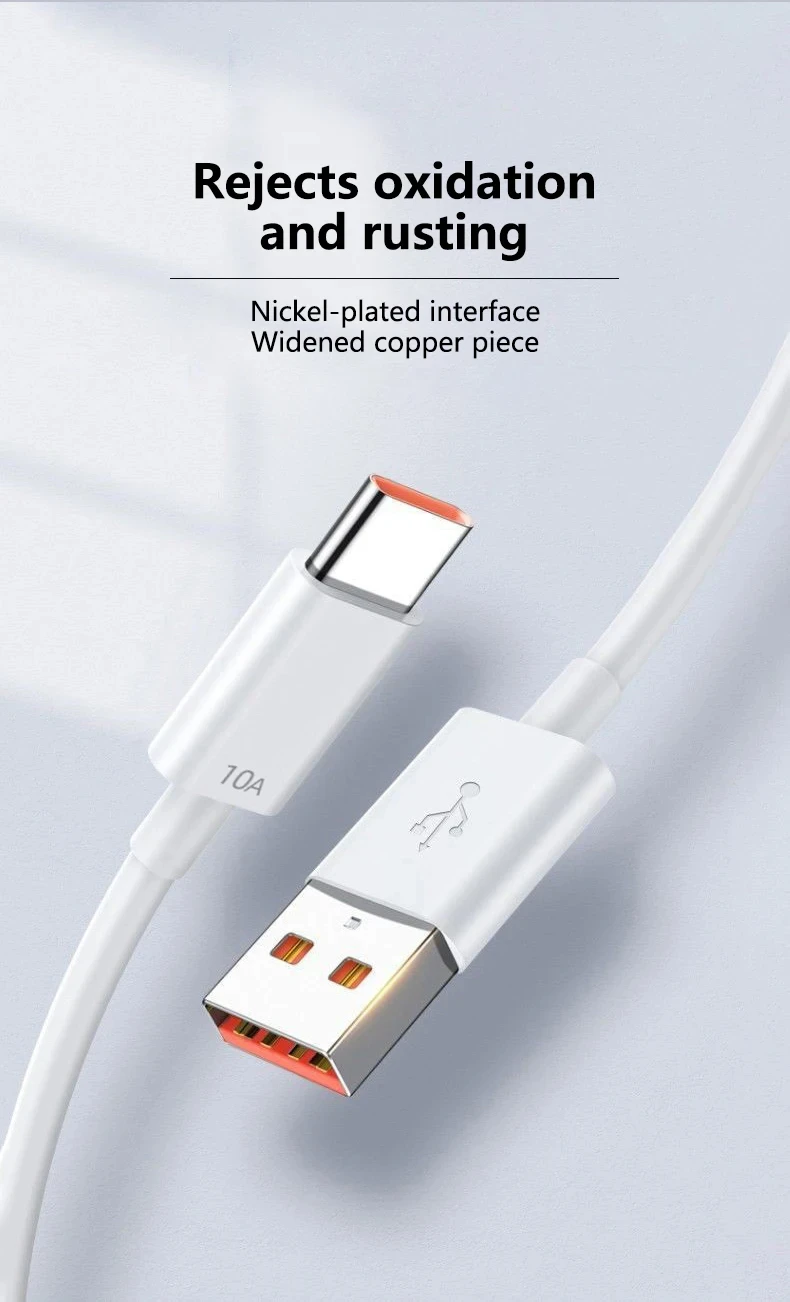 Original 120W USB Turbo Fast Charging Cable For Xiaomi mi 17 15 14 13 12 11 6A 67W Type C Cable Redmi Note 10 9 8 7 Pro K70 Poco