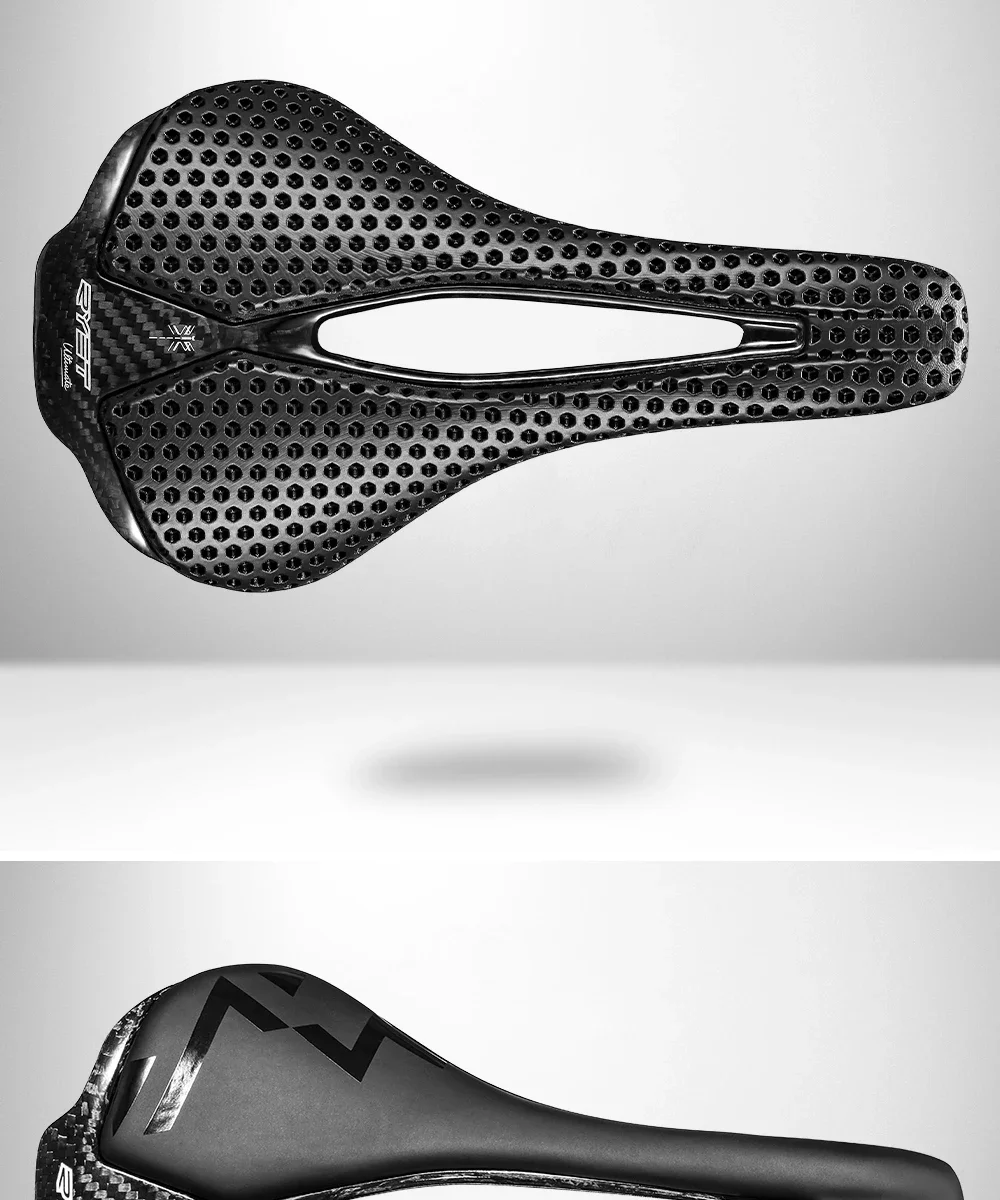 2024 RYET 3D Printed Bicycle Saddle 120g Carbon Cushion 250x140mm Bike Seating for MTB Gravel Road Bike Seat Cycling Accessories