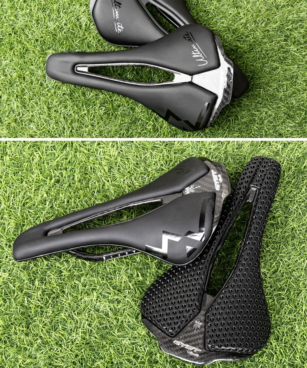 2024 RYET 3D Printed Bicycle Saddle 120g Carbon Cushion 250x140mm Bike Seating for MTB Gravel Road Bike Seat Cycling Accessories