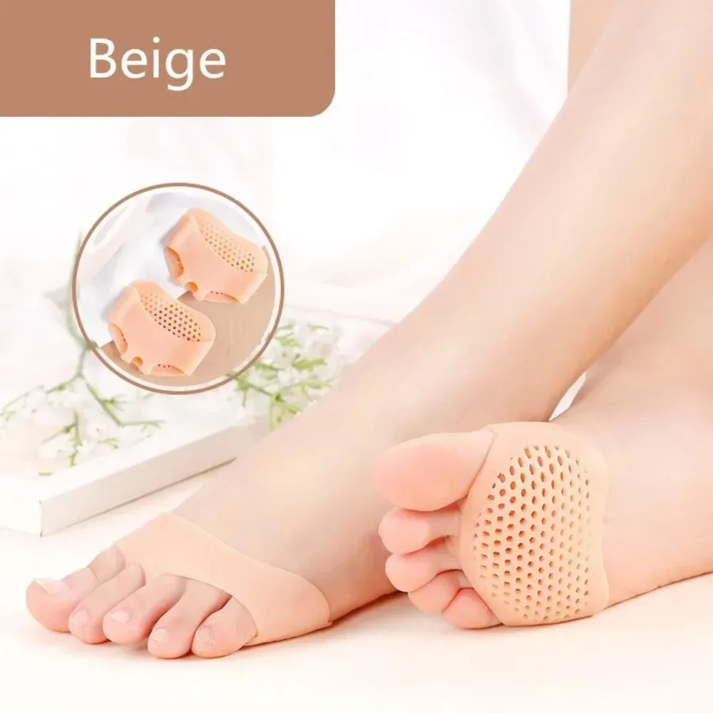 Silicone Forefoot Pads for Women High Heel Pain Relieve Inserts Breathable Foot Care Pads Half Shoe Insole Cushion Accessories