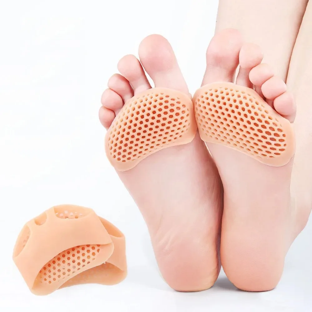 Silicone Forefoot Pads for Women High Heel Pain Relieve Inserts Breathable Foot Care Pads Half Shoe Insole Cushion Accessories
