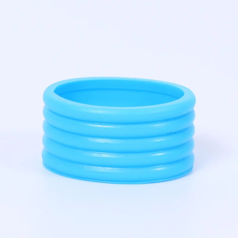 10PCS Silicone Tennis Racquet Grip Rings Racket Bands Non Slip Racket Rubber Bands for Badminton Squash Baseball Bat Handle