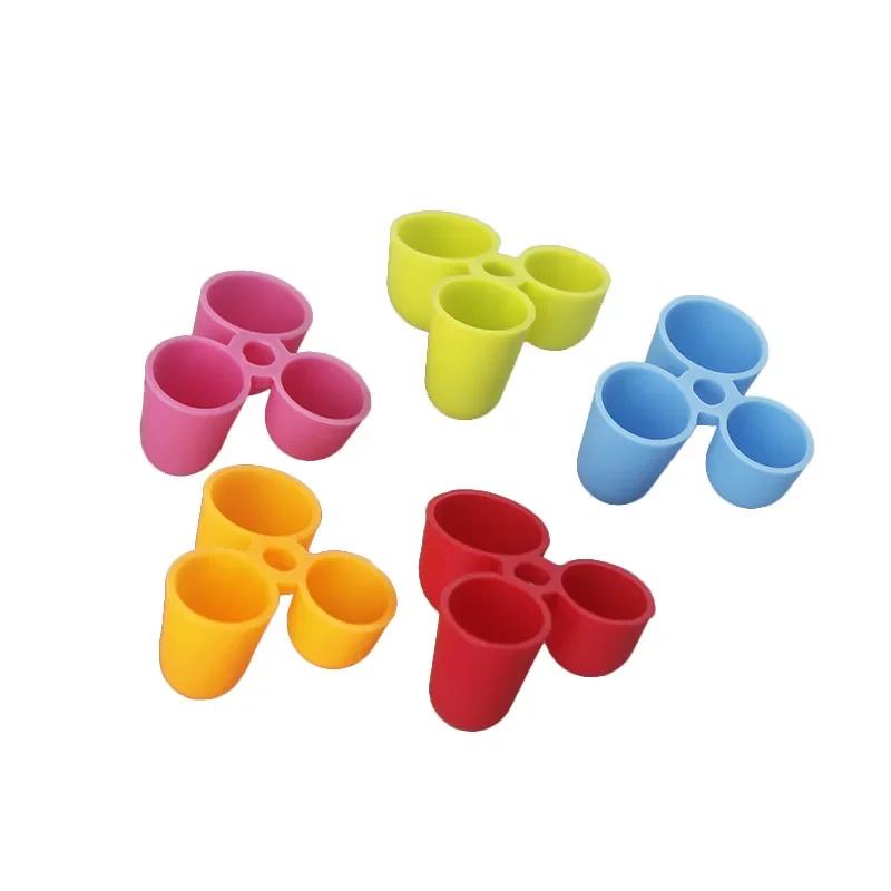 Three Finger Pen Holder Kids Writing Learning Pen Holding Posture Correction Silicone Auxiliary Grip Device for Students