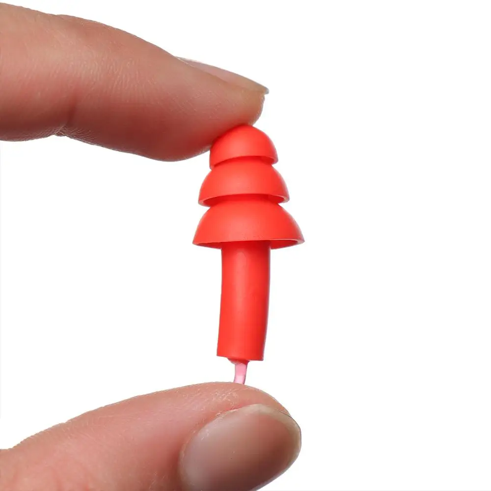 1 Set Unisex Silicone Ear Plugs Swimming Ears Protector Pool Accessories Water Sports Hearing Protection Noise Reduction Earplug
