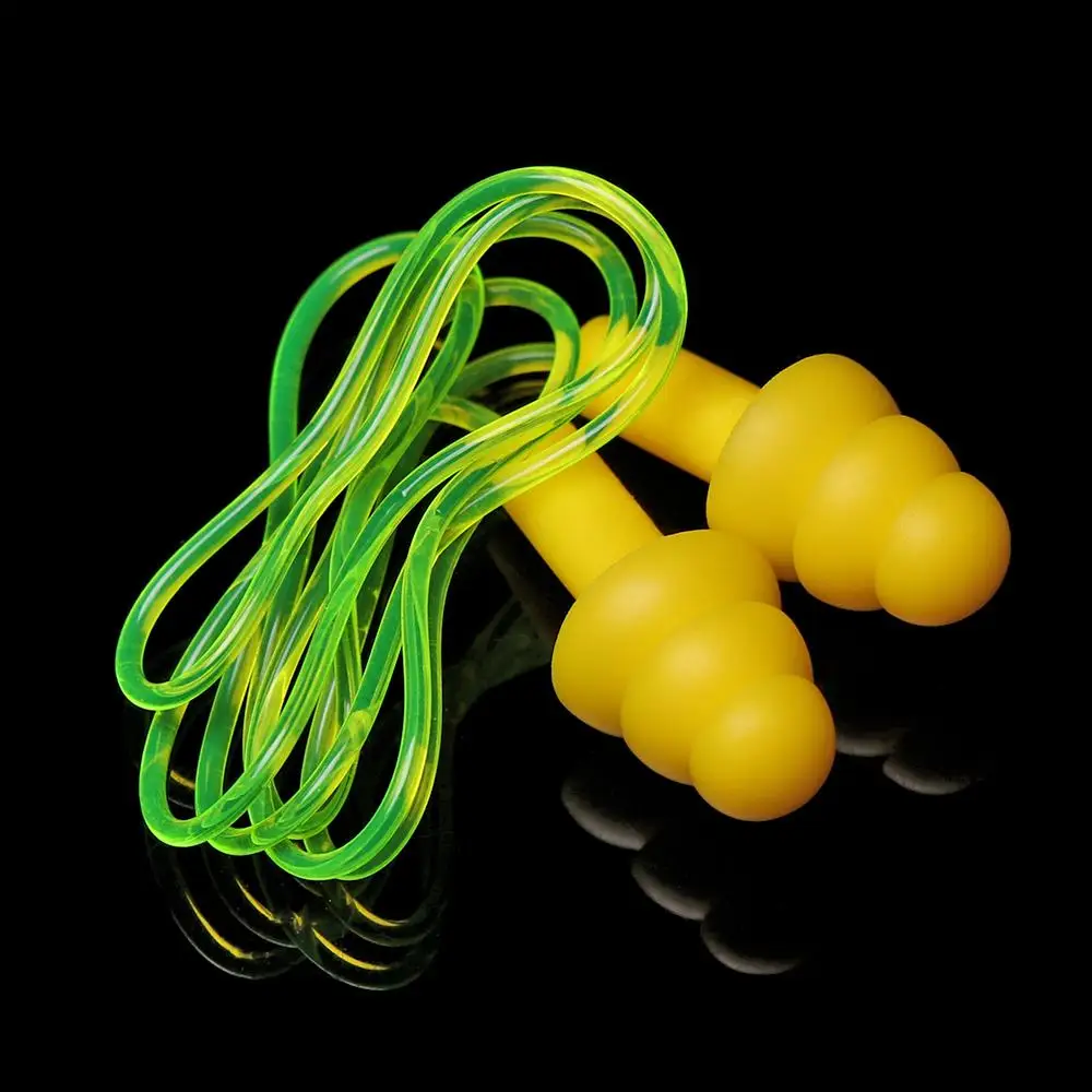 1 Set Unisex Silicone Ear Plugs Swimming Ears Protector Pool Accessories Water Sports Hearing Protection Noise Reduction Earplug
