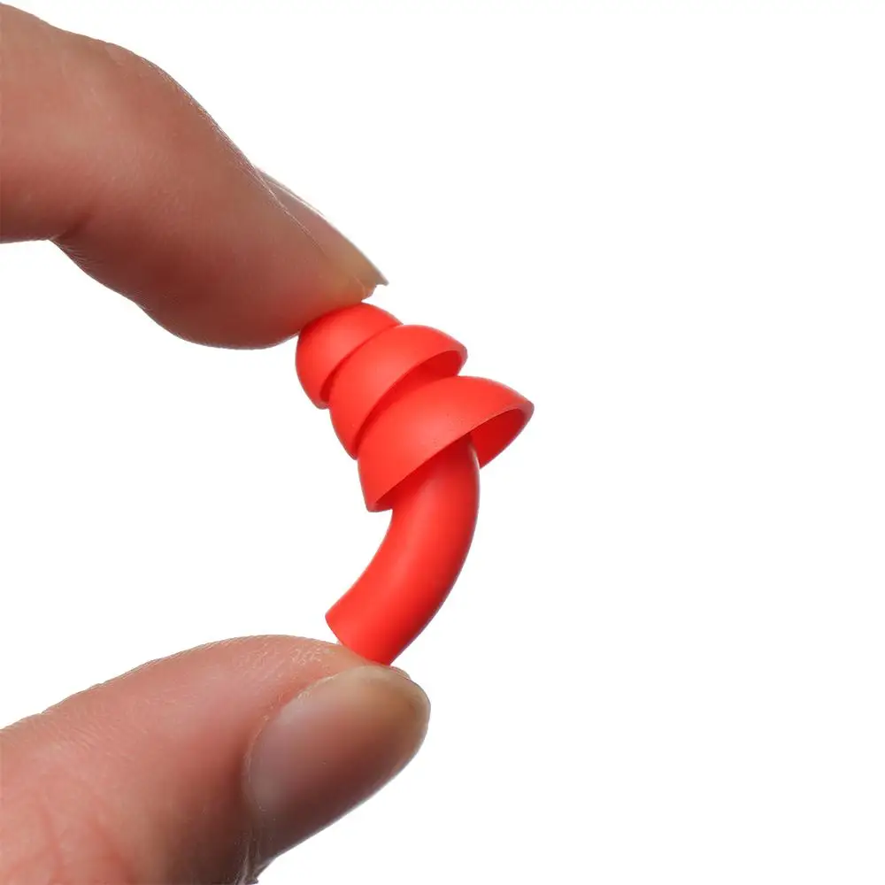 1 Set Unisex Silicone Ear Plugs Swimming Ears Protector Pool Accessories Water Sports Hearing Protection Noise Reduction Earplug