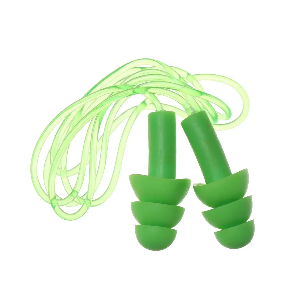 1 Set Unisex Silicone Ear Plugs Swimming Ears Protector Pool Accessories Water Sports Hearing Protection Noise Reduction Earplug