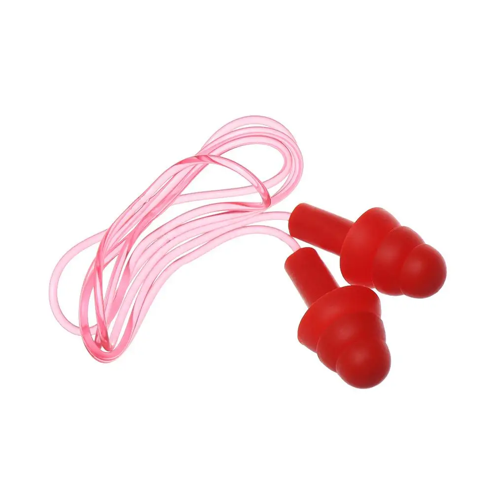 1 Set Unisex Silicone Ear Plugs Swimming Ears Protector Pool Accessories Water Sports Hearing Protection Noise Reduction Earplug