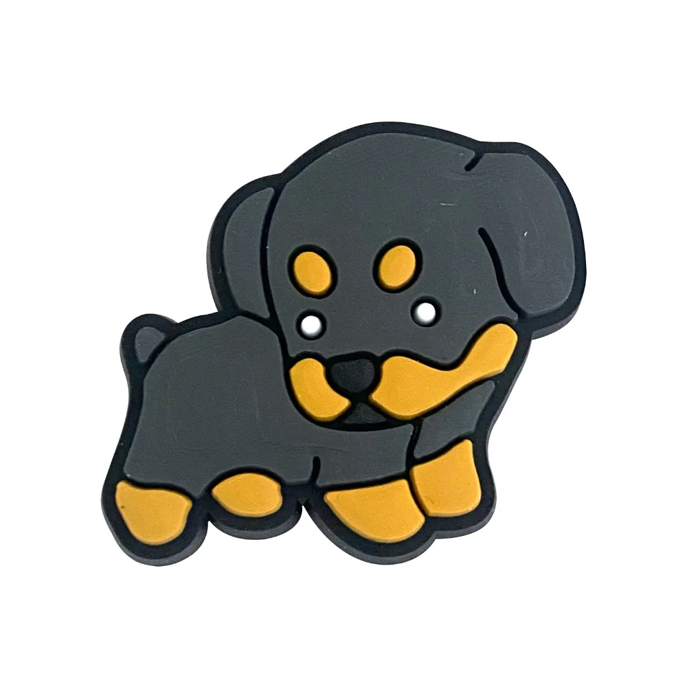 Cute Animals Dog Shoe Charms Decoration for Crocs Accessories Charms Pin Bracelet Wristband DIY Women Party Gifts