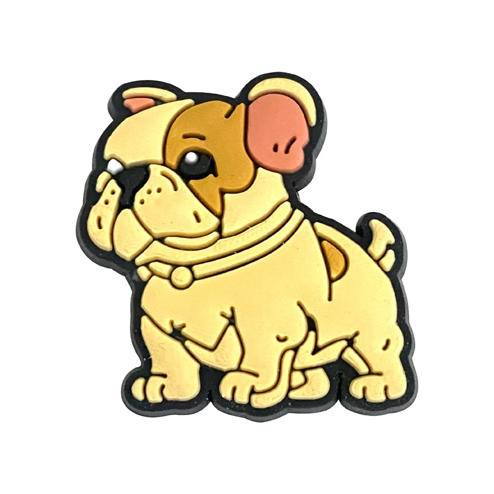 Cute Animals Dog Shoe Charms Decoration for Crocs Accessories Charms Pin Bracelet Wristband DIY Women Party Gifts