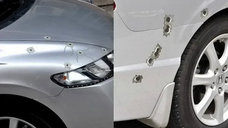 Personalized 3D Bullet Hole Car Stickers, Creative Bumper Body Side Decal, Funny Scratch, Fashion, Car Stickers attachment 1PCS