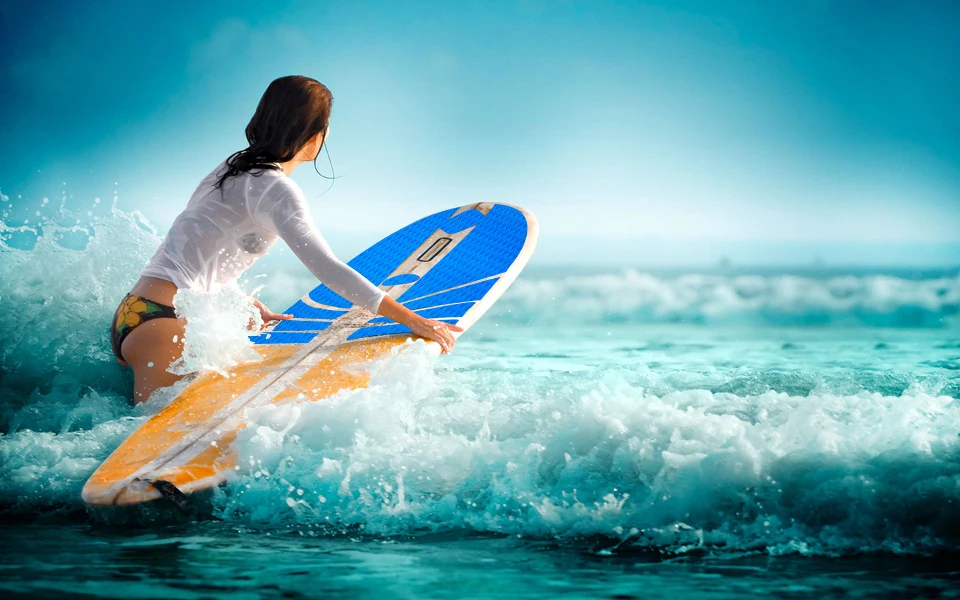 120*30cm Surfboard Traction Pads EVA Foam Non Slip Diamond Grip Mat Kayak Skateboard Skimboard Trimmable Sheet Motorboat Stair