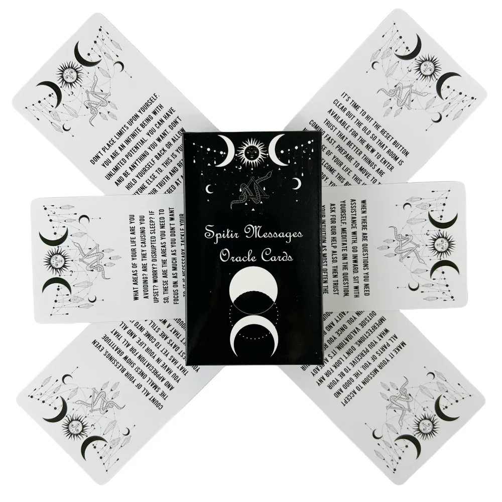 Spirit Messages Oracle Cards Divination Deck English Vision Edition Tarot Board Playing Game For Party
