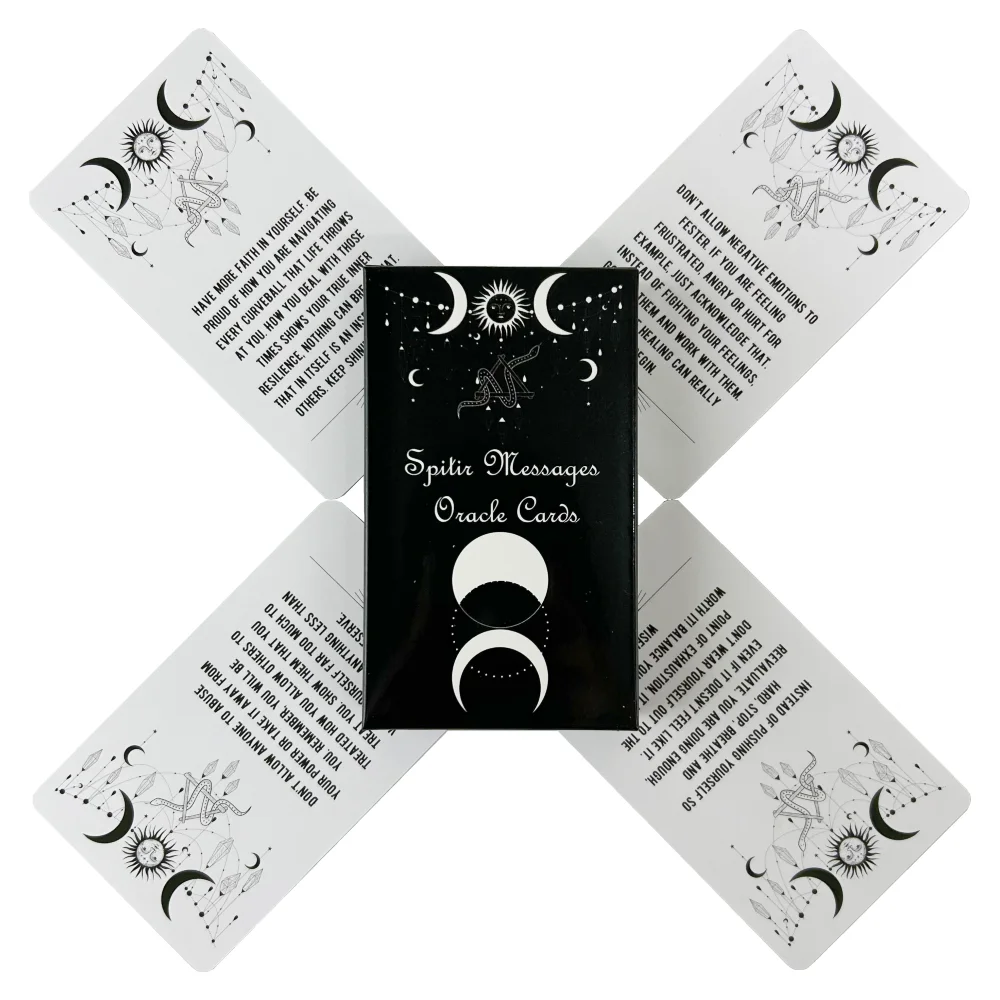 Spirit Messages Oracle Cards Divination Deck English Vision Edition Tarot Board Playing Game For Party