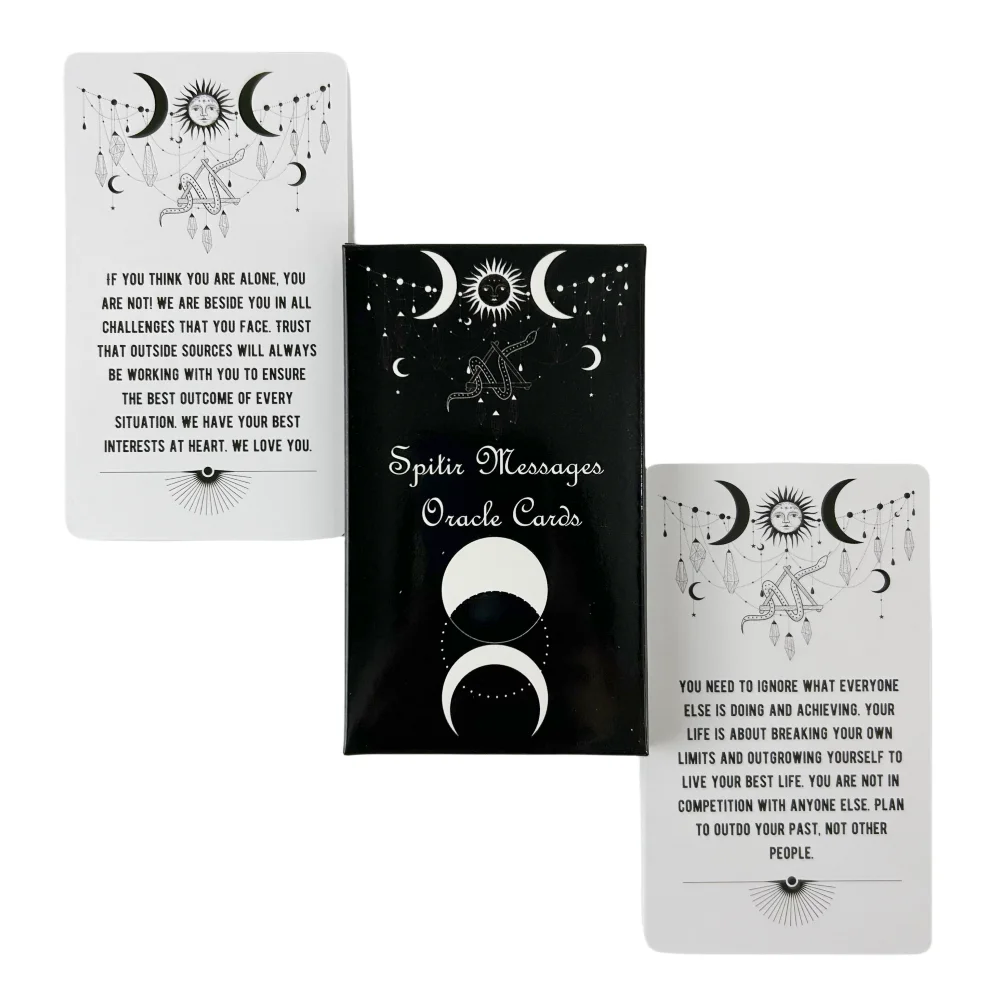 Spirit Messages Oracle Cards Divination Deck English Vision Edition Tarot Board Playing Game For Party