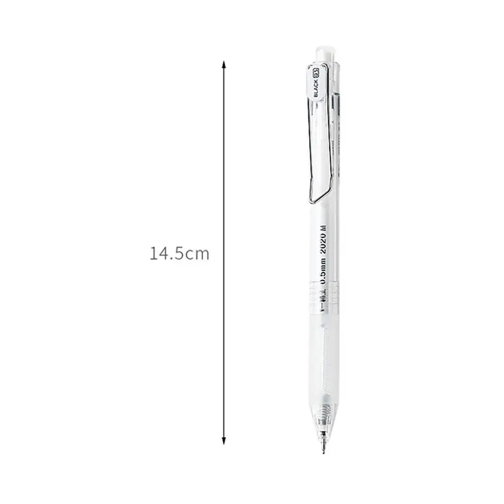 Quick Dry Gel Pen Transparent Black/Red/Blue Ink 0.5MM ST Tip Neutral Pens Writing Tools Signature Pen School Stationery