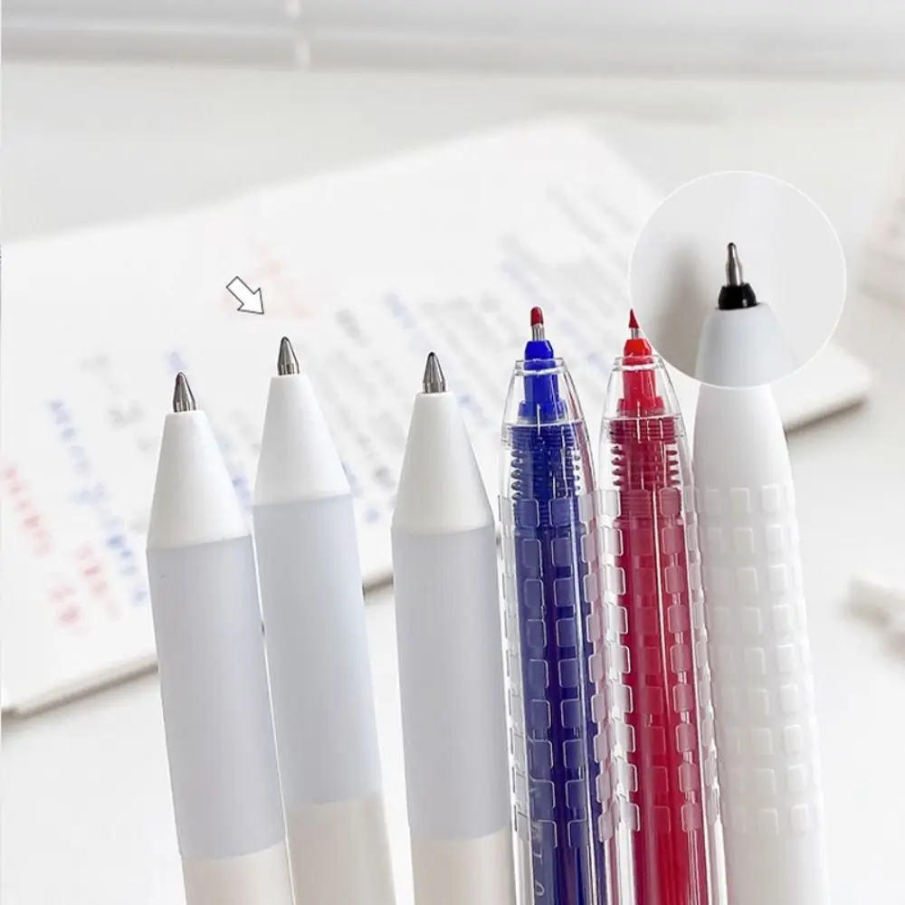 Quick Dry Gel Pen Transparent Black/Red/Blue Ink 0.5MM ST Tip Neutral Pens Writing Tools Signature Pen School Stationery