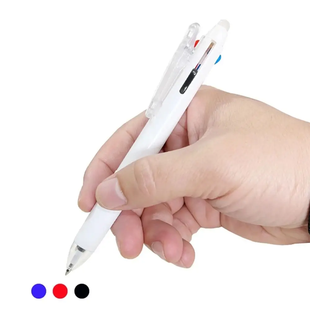 3 in 1 Erasable Pen Creative 0.5mm Magic Ink Gel Pen 3 Colors Refills Washable Handle Writing Pen