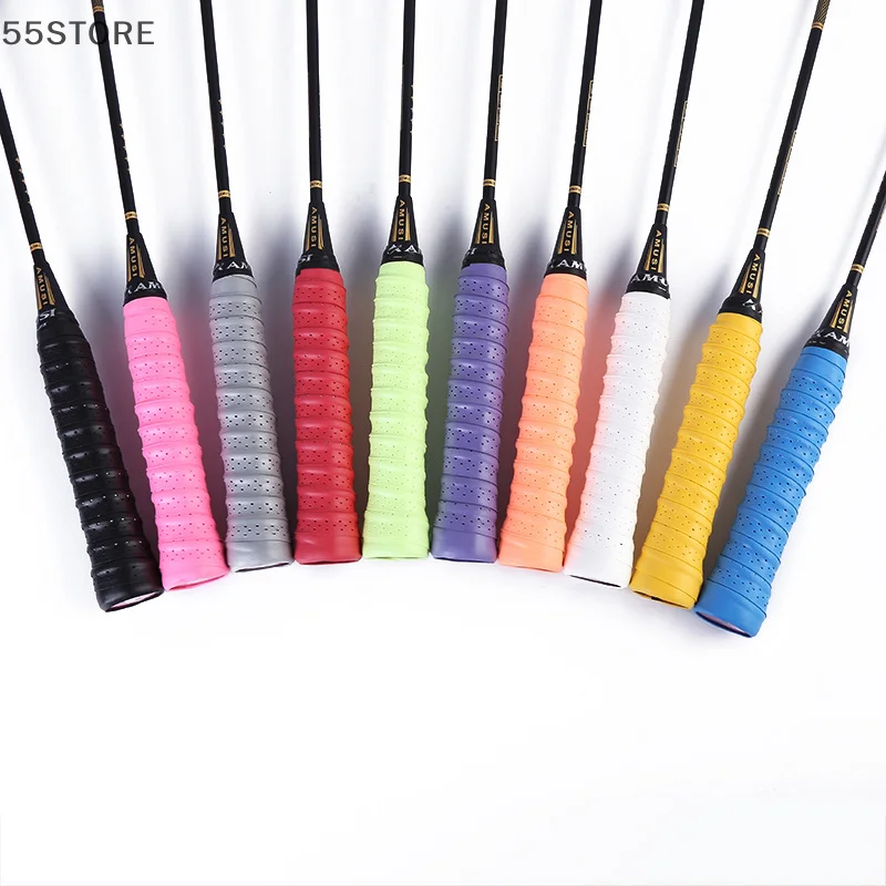 Keel Hand Rubber Thickened Non-Slip Badminton Sweatband Laminated Perforated Tennis Racket Handle Leather Fishing Rod Winding Ta