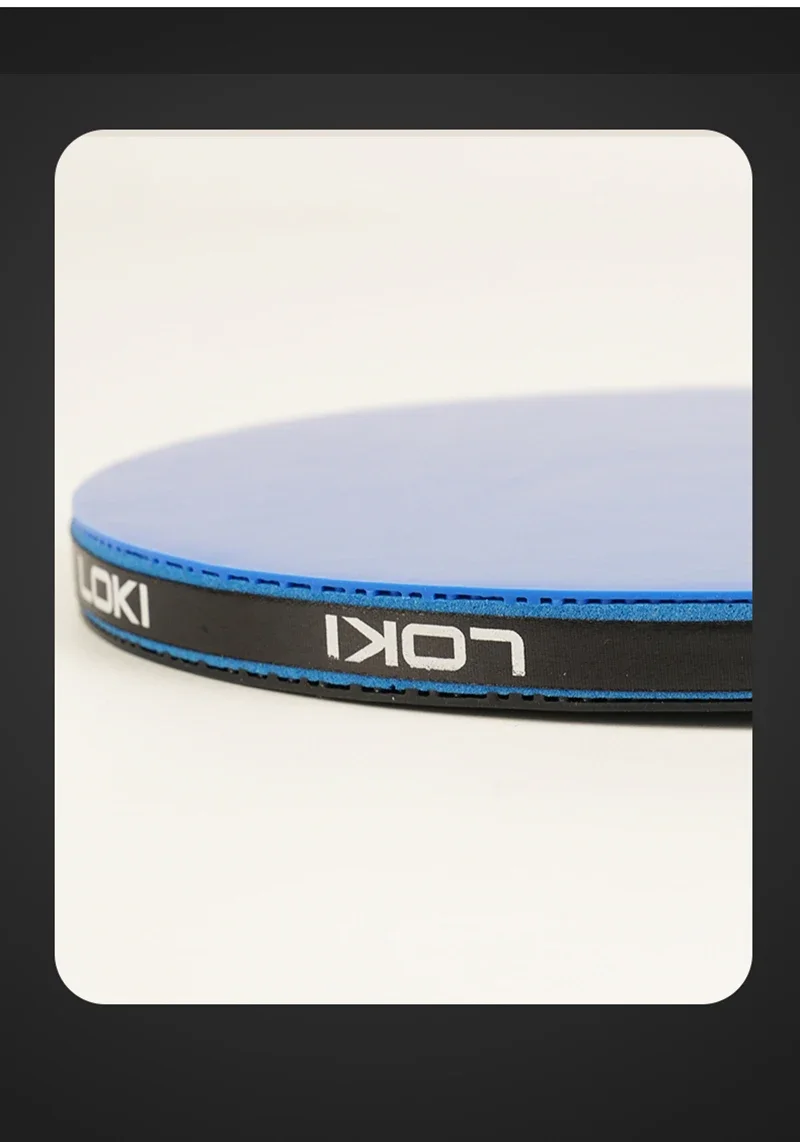 LOKI K5000 Table Tennis Racket Set 2pcs Home Entertainment PingPong Rackets with Blue Color Ping Pong Rubber