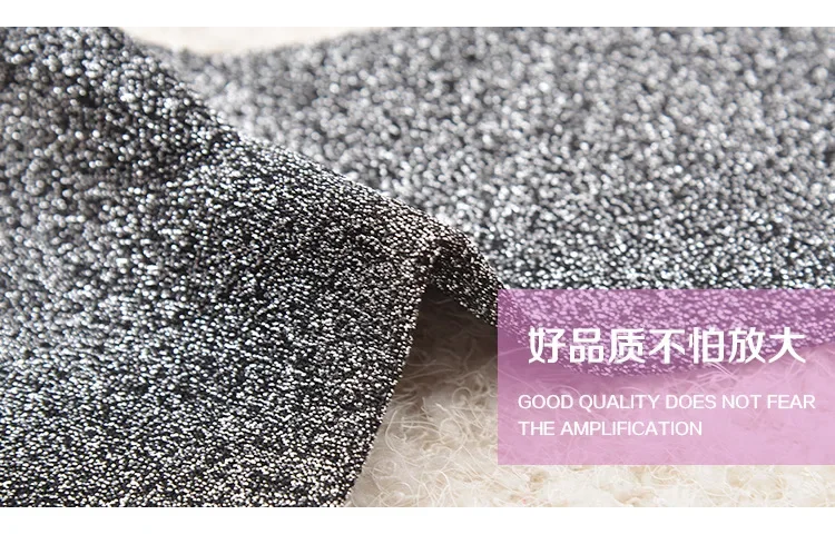 Women's Glitter Tube Gold and Silver Silk Material Socks Christmas Solid color Shiny High elastic Fashionable Summer Sock