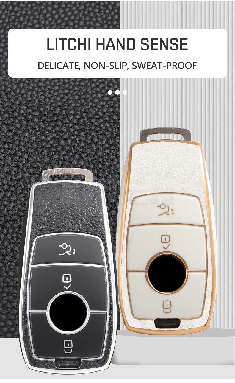 Tpu Car Remote Key Case Cover Shell Fob For Mercedes Benz A C E S G Class W177 W205 W213 X167 W222 CLA GLE GLB GLS AMG Maybach
