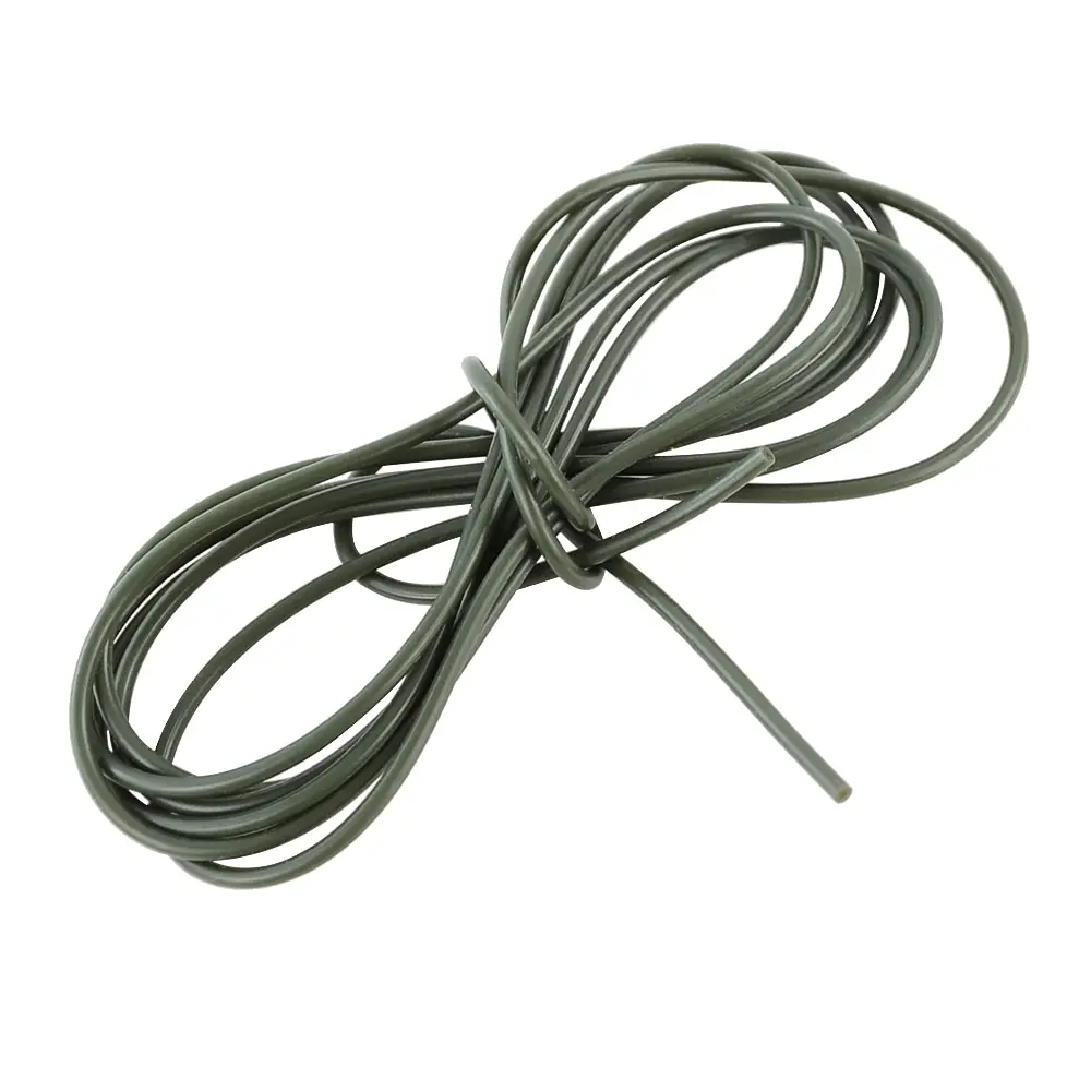Carp Fishing Silicone Tube For Hooks and Rigs Safety Lead-clip System Size 0.5x1.8mm 0.8x1.9mm 3 Meters