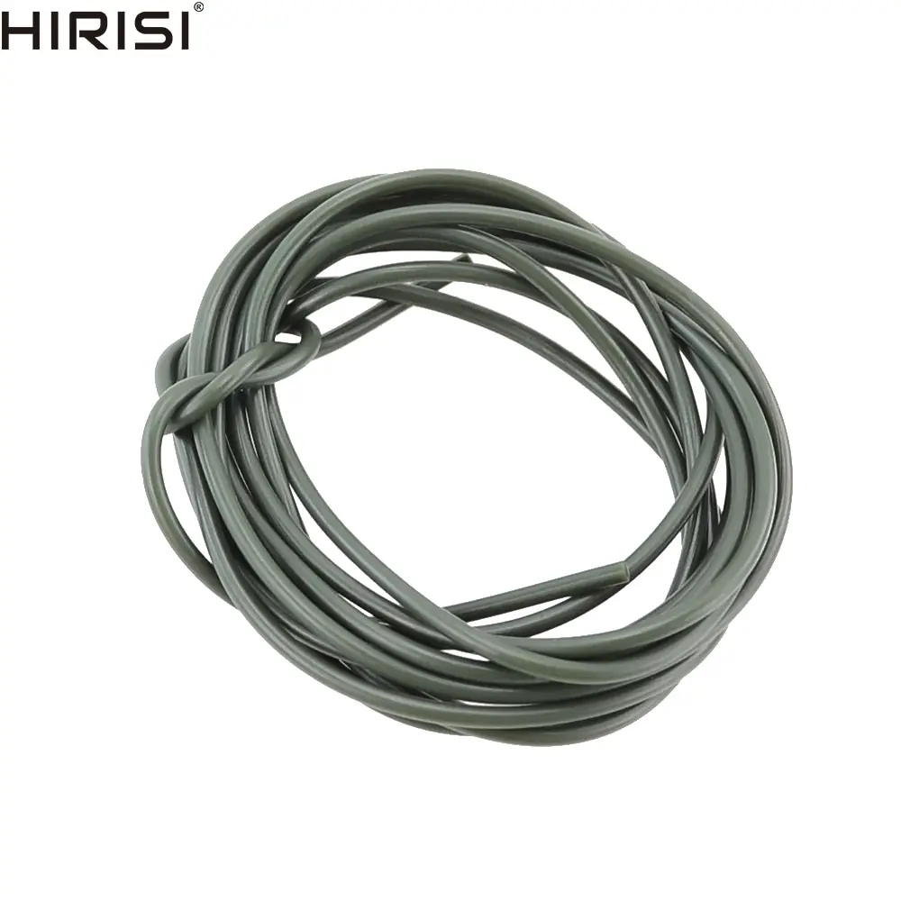 Carp Fishing Silicone Tube For Hooks and Rigs Safety Lead-clip System Size 0.5x1.8mm 0.8x1.9mm 3 Meters
