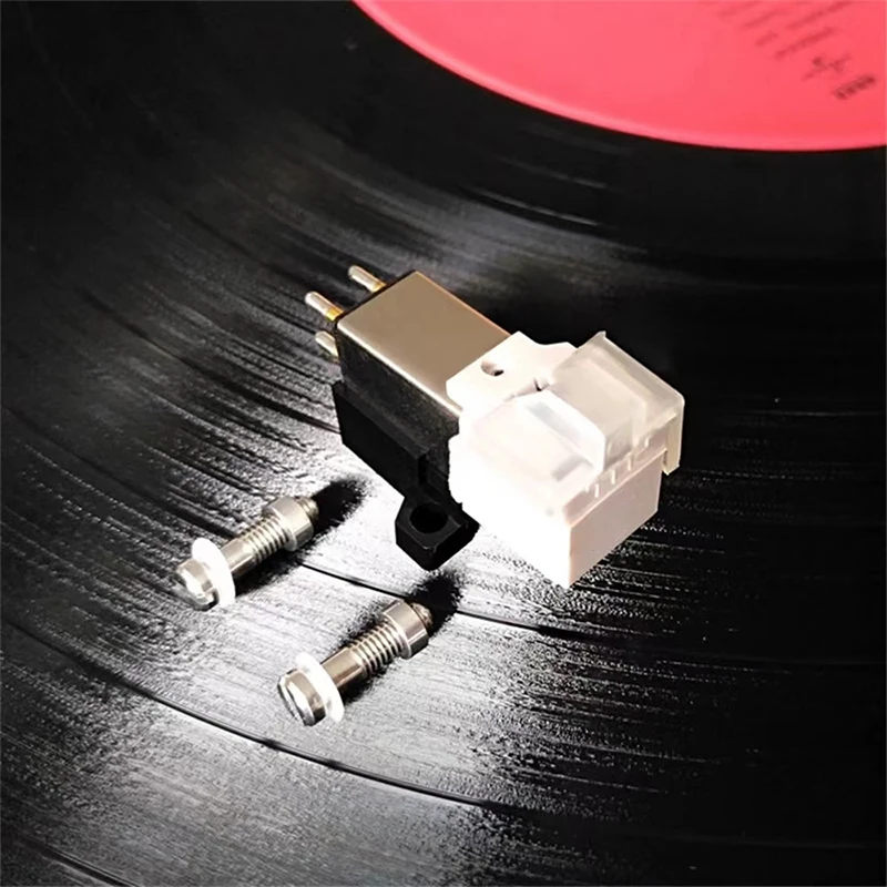 AT3600L Moving Magnetic Cartridge Stylus Aluminium Alloy Headshell Holder Kit For LP Vinyl Record Player Turntable Phonograph