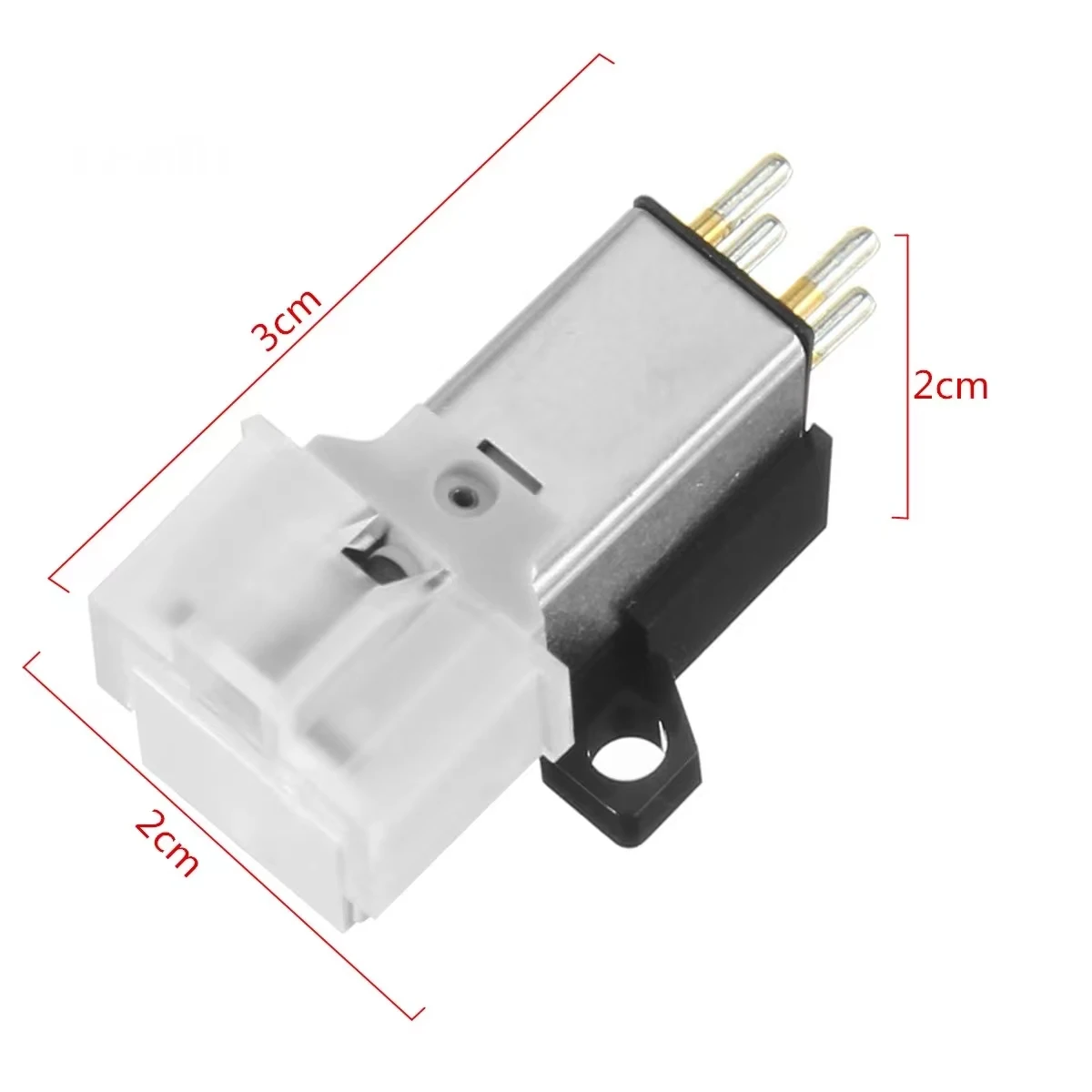 AT3600L Moving Magnetic Cartridge Stylus Aluminium Alloy Headshell Holder Kit For LP Vinyl Record Player Turntable Phonograph