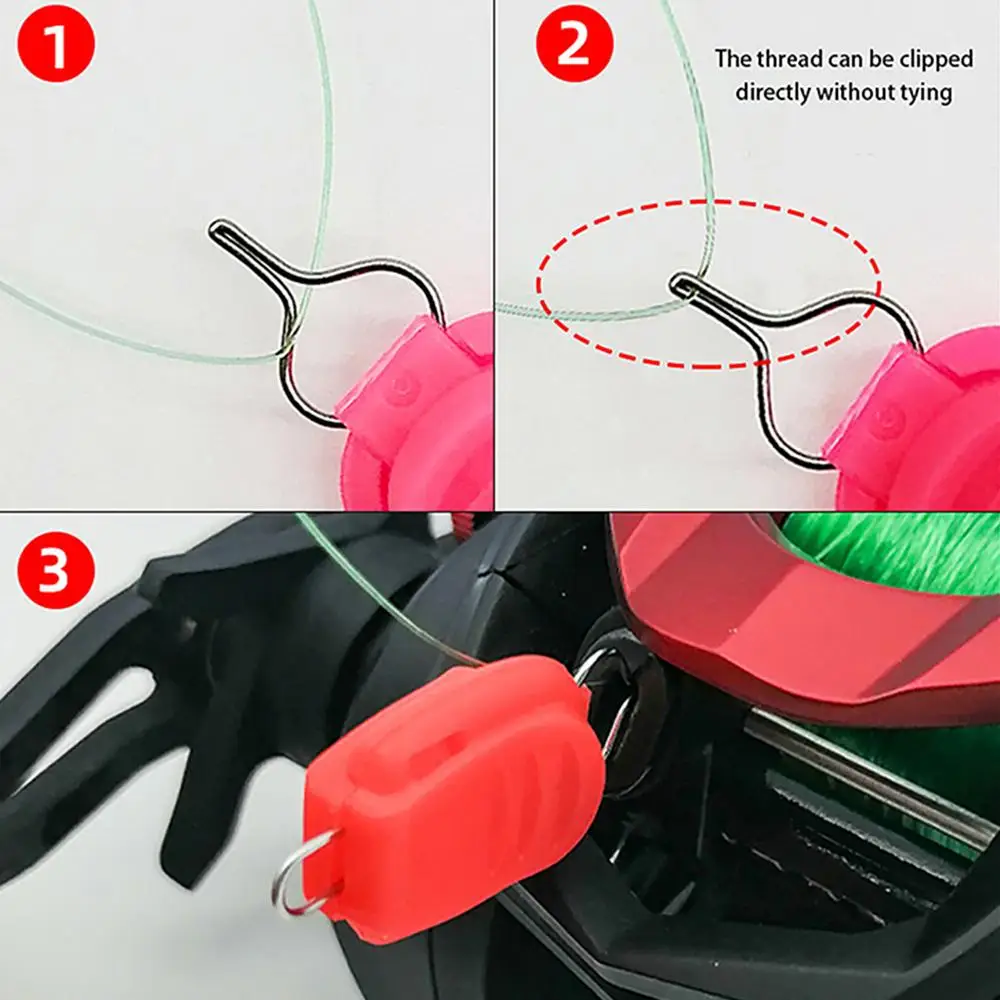 Fishing Lines Spooling Accessories 5 Pieces Fishing Rod Holder Space Saving Lines Stopper Lines Keeper For Fishing Enthusiasts