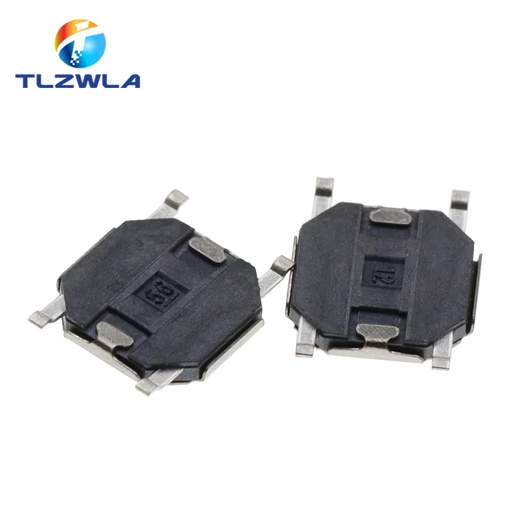 100PCS 4X4X1.5MM SMD Tactile Tact Push Button Micro Switch 4*4*1.5mm Push Button Copper Head Keys Button 4Pin