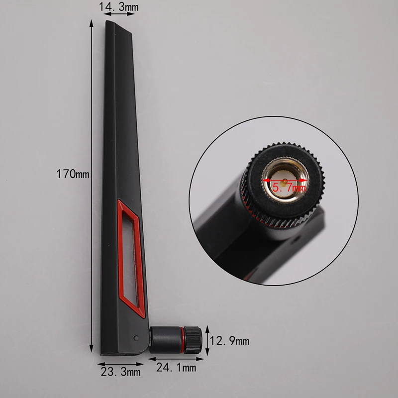12dbi WIFI Antenna 2.4Ghz 5.8Ghz 50W SMA Male Universal Antena Amplifier WLAN Router Signal Booster Long Range For PC Digital TV